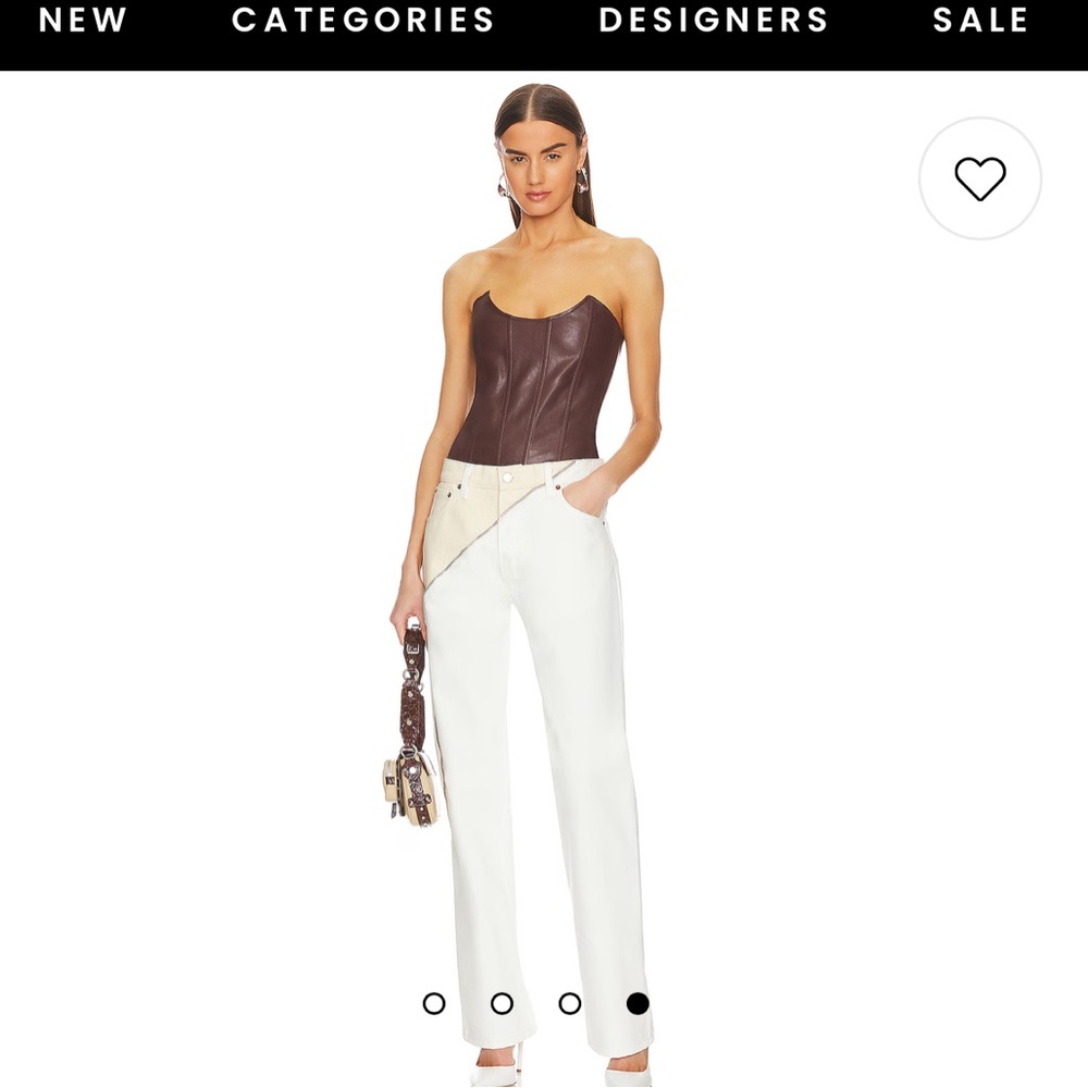 Miaou leather top